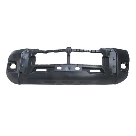 TOYOTA HILUX- PICK UP- 20/24; ÖN TAMPON SİYAH SİS DELİKLİ (KARLIKLI KOMPLE)(INVINCIBLE) (FPI)