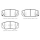 OPEL INSIGNIA- 09/17; ÖN FREN BALATASI 1,4/1,6/1,8/2,0 (DİSK) (131,5X59,6X19)(BRAMAX)