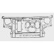 VOLKSWAGEN GOLF- 3- 92/98; ÖN PANEL KOMPLE PLASTİK 1.8/2.0/1.9D/TD (TEK FANLI)(63CM) (TW) - Yedek Parça | Parça Dükkanda