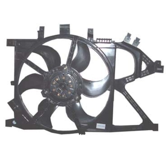 OPEL CORSA- C- 00/03; RADYATÖR FAN DAVLUMBAZI KOMPLE 1.7CC 2FİŞLİ (5KANAT)(DİZEL TİP) (BFN) - Yedek Parça | Parça Dükkanda