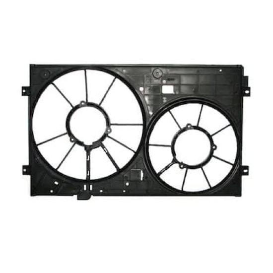 SEAT ALTEA- 04/15; RADYATÖR VE KLİMA FAN DAVLUMBAZI BOŞ GÖVDE (ÇİFTLİ) (TW-Y)