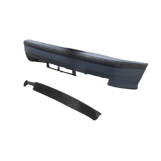 BMW 3 SERI- E36- 91/98; ARKA TAMPON KOMPLE ASTARLI(BANDLI/KARLIKLI/TEK EGZOS DELİKLİ) (M-TECH/M3)