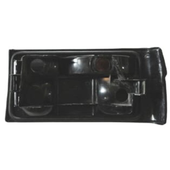 RENAULT R9- FAIRWAY- 93/96; STOP LAMBASI SOL (SİYAH/KIRMIZI) (DUYSUZ) (PLEKSAN) - Yedek Parça | Parça Dükkanda