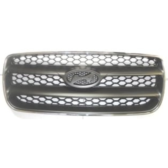 HYUNDAI SANTA FE- 06/09; ÖN PANJUR SİYAH (ÇERÇEVESİ NİKELAJLI) (TYG) - Yedek Parça | Parça Dükkanda