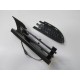 MERCEDES C CLASS- W202- 97/99; ÖN TAMPON ÇEKİ DEMİRİ KAPAĞI SAĞ SİYAH (TW)