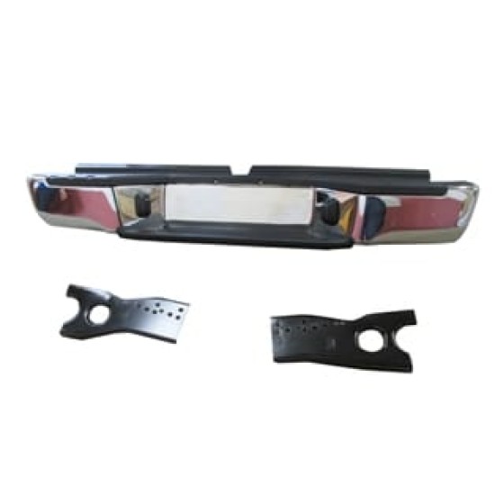 NISSAN SKYSTAR- PICK UP- ND22- 03/12; ARKA TAMPON (NİKELAJLI PLAKA LAMBALI/BAĞLANTI AYAKLI)(FPI) - Yedek Parça | Parça Dükkanda