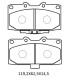 SUBARU IMPREZA- 03/05; ÖN FREN BALATASI (DİSK) (137X45.5X17) (DAIWA) - Yedek Parça | Parça Dükkanda