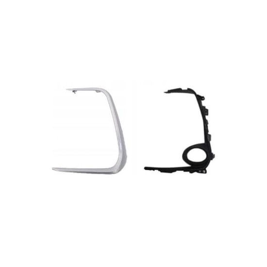 TOYOTA COROLLA- E210- 19/25; SİS LAMBA KAPAĞI SOL SİS DELİKLİ GRİ İÇ DIŞ SET (2 PARÇA)