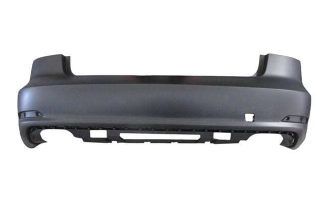 AUDI A3- SD- 12/16; ARKA TAMPON SİYAH SENSÖR DELİKSİZ (TYG)