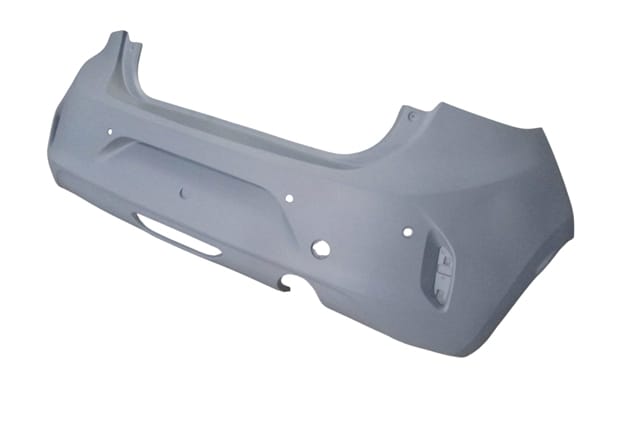 OPEL CORSA- F- 20/23; ARKA TAMPON ASTARLI GRİ (4 SENSÖR DELİKLİ) (TW)