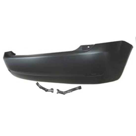 FORD FIESTA- 02/05; ARKA TAMPON SİYAH (REFLEKTÖR DELİKLİ BAĞLANTI BRAKETLERİ İLE) (EUROBUMP) - Yedek Parça | Parça Dükkanda