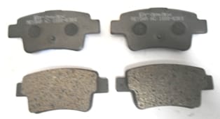 FIAT GRANDE PUNTO- 06/12; ARKA FREN BALATASI 1,4/1,6/ 1.9D(KABLOSUZ) (DİSK)(101.8X47.4X16.5)(BRA