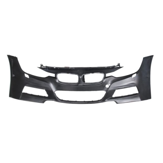 BMW 3 SERI- F30- 12/18; ÖN TAMPON KOMPLE (IZGARALI/PLAKA PLASTİKLİ) (F.YIK.LI) (M-TECH/LCI)