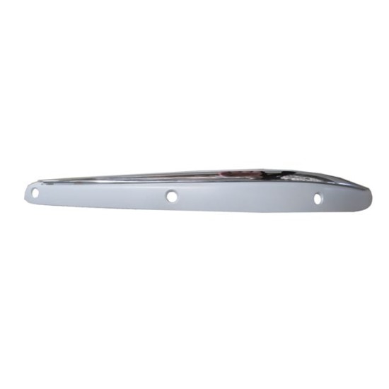 MERCEDES E CLASS- W211- 03/06; ÖN TAMPON BANDI SOL GRİ ASTARLI/NİKELAJ ÇITALI/SENSÖR DELİKLİ (TW) - Yedek Parça | Parça Dükkanda