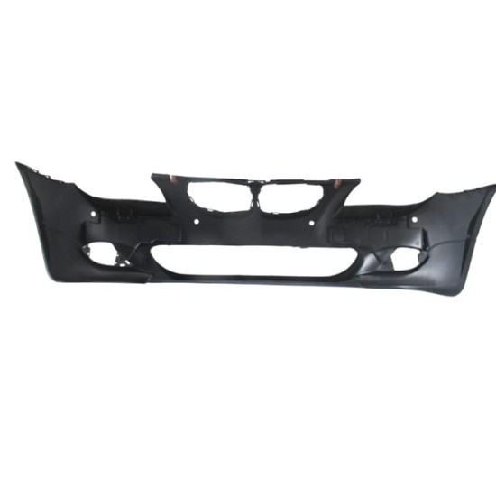 BMW 5 SERI- E60- 04/07; ÖN TAMPON (IZGARALI//PLAKA PLAST.)SEN.DELİKLİ 24MM/F.YIK.LI) (M-TECH) ASTARL - Yedek Parça | Parça Dükkanda