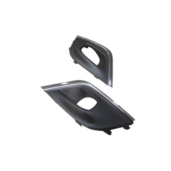 RENAULT CLIO- 4- HB- 16/20; SİS LAMBA KAPAĞI SİS DELİKLİ SAĞ/SOL SET (2PARÇA SİYAH/NİKELAJ ÇITALI(TW - Yedek Parça | Parça Dükkanda