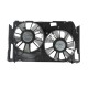 TOYOTA RAV4- 04/12; RADYATÖR VE KLİMA FAN DAVLUMBAZI KOMPLE ÇİFTLİ (5+7 KANAT) (MOTORLU) (ORİS)
