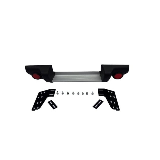 MITSUBISHI L200- PICK UP- 06/15; ARKA TAMPON (ALÜMİNYUM/REFLEKTÖRLÜ/BAĞLANTI BRAKETLİ (EAGLE BODY) - Yedek Parça | Parça Dükkanda