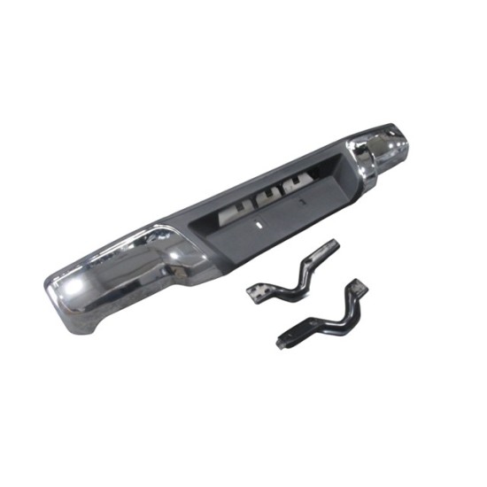 ISUZU D MAX- PICK UP- 12/17; ARKA TAMPON (NİKELAJ KAPLAMALI BAĞLANTI AYAKLARI İLE BİRLİKTE)(TW) - Yedek Parça | Parça Dükkanda