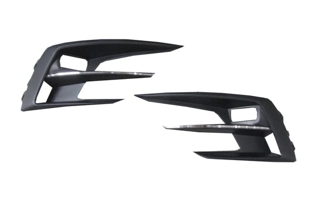 RENAULT MEGANE- 4- SD- 21/25; SİS LAMBA KAPAĞI SAĞ/SOL SET/SİS DELİKLİ/SİYAH/NİKELAJ ÇITALI