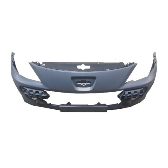 PEUGEOT 307- 06/08; ÖN TAMPON GRİ ASTARLI(PANJUR/BANT DELİKLİ/SİS ÇERÇEVELİ)(PANEL ÜST KORUMALI)TW - Yedek Parça | Parça Dükkanda