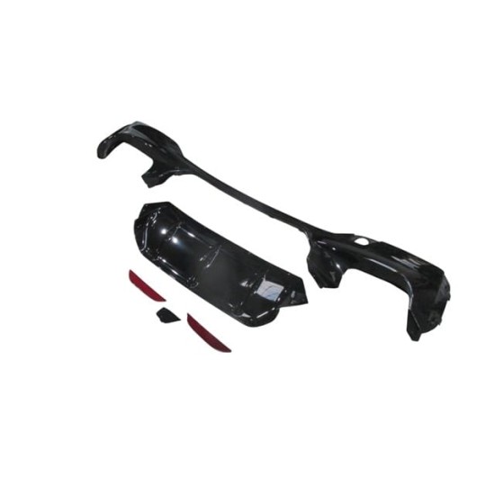 BMW 5 SERI- G30- 17/20; KARLIK PRLK SİYAH (ARKA TAMPON ALTI) (ÇEKİ DEMİR KAPAKLI/ÇİFT EGZOSLU)F90/M5