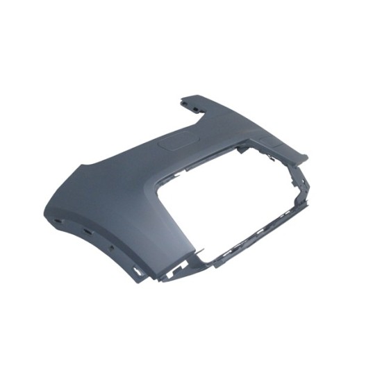 AUDI Q2- 16/20; ÖN TAMPON SAĞ ASTARLI GRİ (FAR YIKAMA/ÇEKİ DEMİRİ KAPAKLI)(SENSÖR DELİKSİZ) (TYG)
