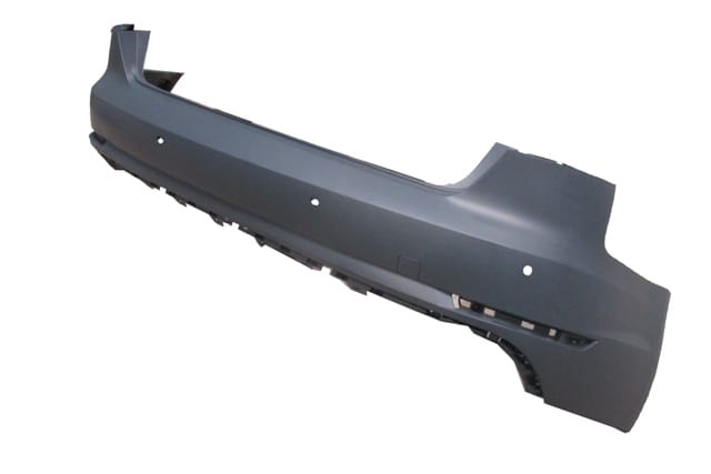 AUDI A4- 15/18; ARKA TAMPON GRİ (SENSÖR DELİKLİ) (TYG)