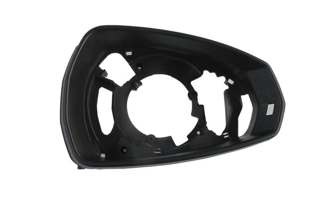 AUDI A3- SD/HB/SB- 12/16; AYNA KAPAĞI ÇERÇEVESİ SAĞ (SİYAH)