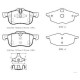 ROVER 75- SD- 00/04; ÖN FREN BALATASI 1,8/2,0/2,5 (KABLOSUZ)(DİSK)(155,4X70,5X18,5)(BRAMAX) - Yedek Parça | Parça Dükkanda