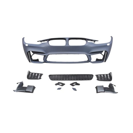 BMW 3 SERI- F30- 12/18; ÖN TAMPON ASTARLI (SİS DELİKSİZ KAPAK/IZGARALI/F.YIK.LI/ÇEK.KAPAKLI)M3/STYLE