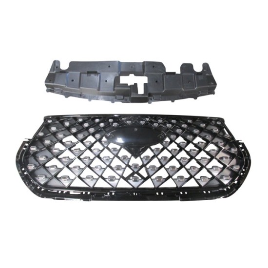 CHERY TIGGO 7 PRO- 23/24; ÖN PANJUR SİYAH/NİKELAJLI KAMERA DELİKSİZ (ÜST PLASTİĞİ İLE BİRLİKTE)(TW) - Yedek Parça | Parça Dükkanda