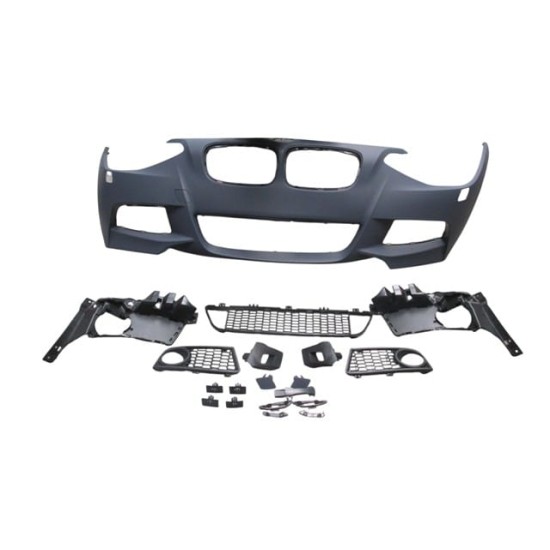 BMW 1 SERI- F20- 12/15; ÖN TAMPON ASTARLI(SİS D.Lİ KAPAK/IZGRALI TAKIM/F.YIK.LI/SENSÖR DLİKLİ)M-TECH