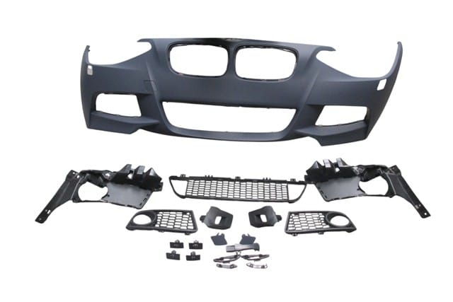 BMW 1 SERI- F20- 12/15; ÖN TAMPON ASTARLI(SİS D.Lİ KAPAK/IZGRALI TAKIM/F.YIK.LI/SENSÖR DLİKLİ)M-TECH