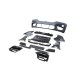 BMW 5 SERI- G30- 20/22; ÖN TAMPON GRİ (IZGARALI/SİS KAPAKLI/SENSÖR DELİKLİ) (F90/M5/LCI)