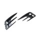 RENAULT MEGANE- 4- SD- 21/25; SİS LAMBA KAPAĞI SAĞ/SOL SET/SİS DELİKSİZ/SİYAH ÇITALI (TYG) - Yedek Parça | Parça Dükkanda