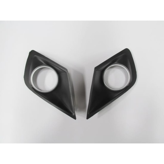 PEUGEOT 207- 09/12; SİS LAMBA KAPAĞI SAĞ/SOL SET (2 PARÇA) SİS DELİKLİ ÇERÇEVESİ GRİ - Yedek Parça | Parça Dükkanda