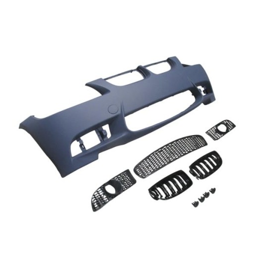 BMW 3 SERI- E92-E93- 07/09; ÖN TAMPON (SİS DELİKLİ KAPAK/IZGARALI/SENSÖR DELİK AÇILİR TİP)(M3-STYLE) - Yedek Parça | Parça Dükkanda