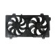 MAZDA 3- SD/HB- 14/16; RADYATÖR VE KLİMA FAN DAVLUMBAZI KOMPLE ÇİFTLİ (9+7 KANAT) (MOTORLU) (ORİS)