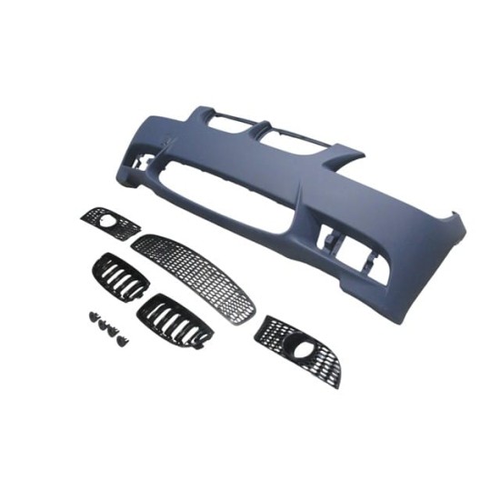 BMW 3 SERI- E92-E93- 07/09; ÖN TAMPON (SİS DELİKLİ KAPAK/IZGARALI/SENSÖR DELİK AÇILİR TİP)(M3-STYLE) - Yedek Parça | Parça Dükkanda