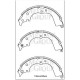 TOYOTA HILUX- PICK UP LN145- 98/01; ARKA FREN PABUCU KALIN TİP (135X55) (DAIWA) - Yedek Parça | Parça Dükkanda
