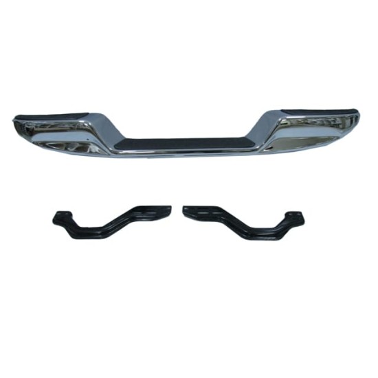 TOYOTA HILUX- PICK UP LN145- 98/01; ARKA TAMPON NİKELAJLI ALTI BOMBELİ (BAĞLANTI BRAKETLERİ İLE)FPI)