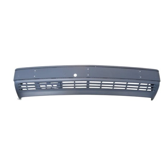 MERCEDES E CLASS- W124- 93/95; ÖN TAMPON GRİ (BANTSIZ/ÜST KISMI NİKELAJ DELİKLİ/ŞOK EMİCİLİ)
