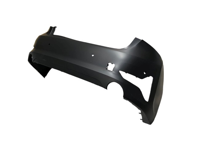 BMW 3 SERI- G20- 19/22; ARKA TAMPON ASTARLI SİYAH/4 SENSÖR DELİKLİ (TYG)