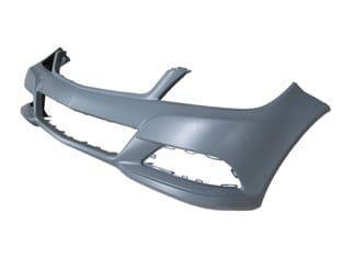 MERCEDES C CLASS- W204- 11/13; ÖN TAMPON GRİ (ASTARLI BANT/SENSÖR/FAR YIKAMA DELİKSİZ)(TYG)
