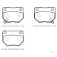 SUBARU IMPREZA- 03/05; ARKA FREN BALATASI (DİSK) (73,2X50,3X15,5)(DAIWA) - Yedek Parça | Parça Dükkanda