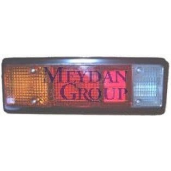 MITSUBISHI CANTER- FE515- 98/06; STOP LAMBASI SOL KÜÇÜK TİP (KIRMIZI/SARI/BEYAZ) (TYC) - Yedek Parça | Parça Dükkanda