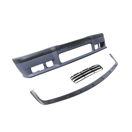 BMW 3 SERI- E36- 91/98; ÖN TAMPON ASTARLI (SPOİLERLİ/BANDLI/PANJURLU) (M-TECH/M3) (3 ÇITALI IZGARA)
