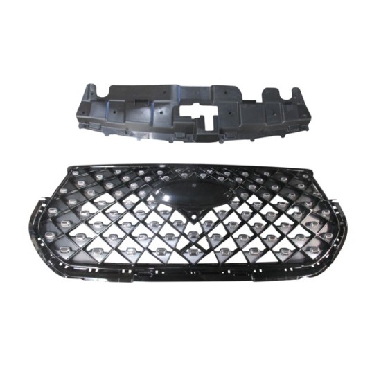 CHERY TIGGO 7 PRO- 23/24; ÖN PANJUR SİYAH/NİKELAJLI KAMERA DELİKLİ (ÜST PLASTİĞİ İLE BİRLİKTE)(TW) - Yedek Parça | Parça Dükkanda