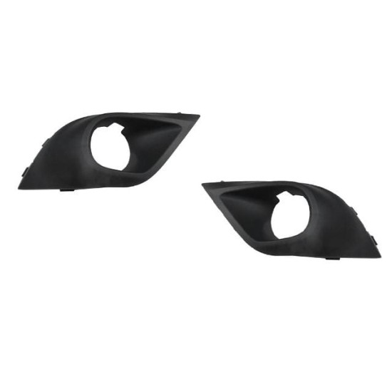 RENAULT CLIO- 4- HB- 16/20; SİS LAMBA KAPAĞI SİS DELİKLİ SAĞ/SOL SET (2PARÇA)SİYAH/NİKEL. ÇITASIZ - Yedek Parça | Parça Dükkanda